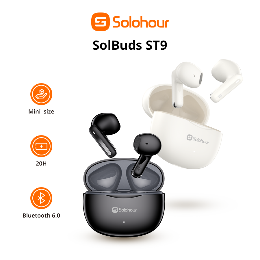 SolBuds ST9 True Wireless Earbuds  Semi-In-Ear