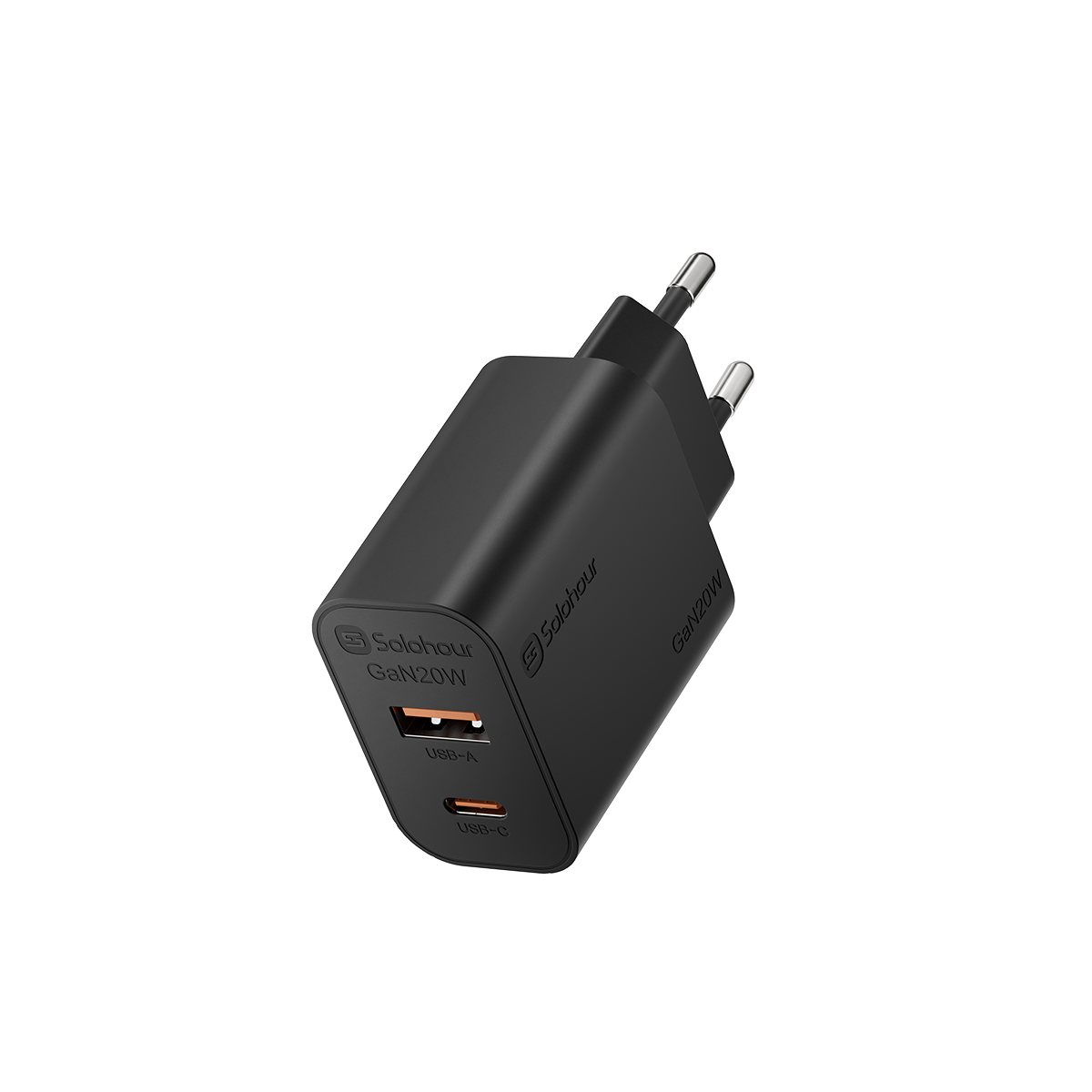 GaN 20W Fast Charger (2 Port | USB C + USB A)