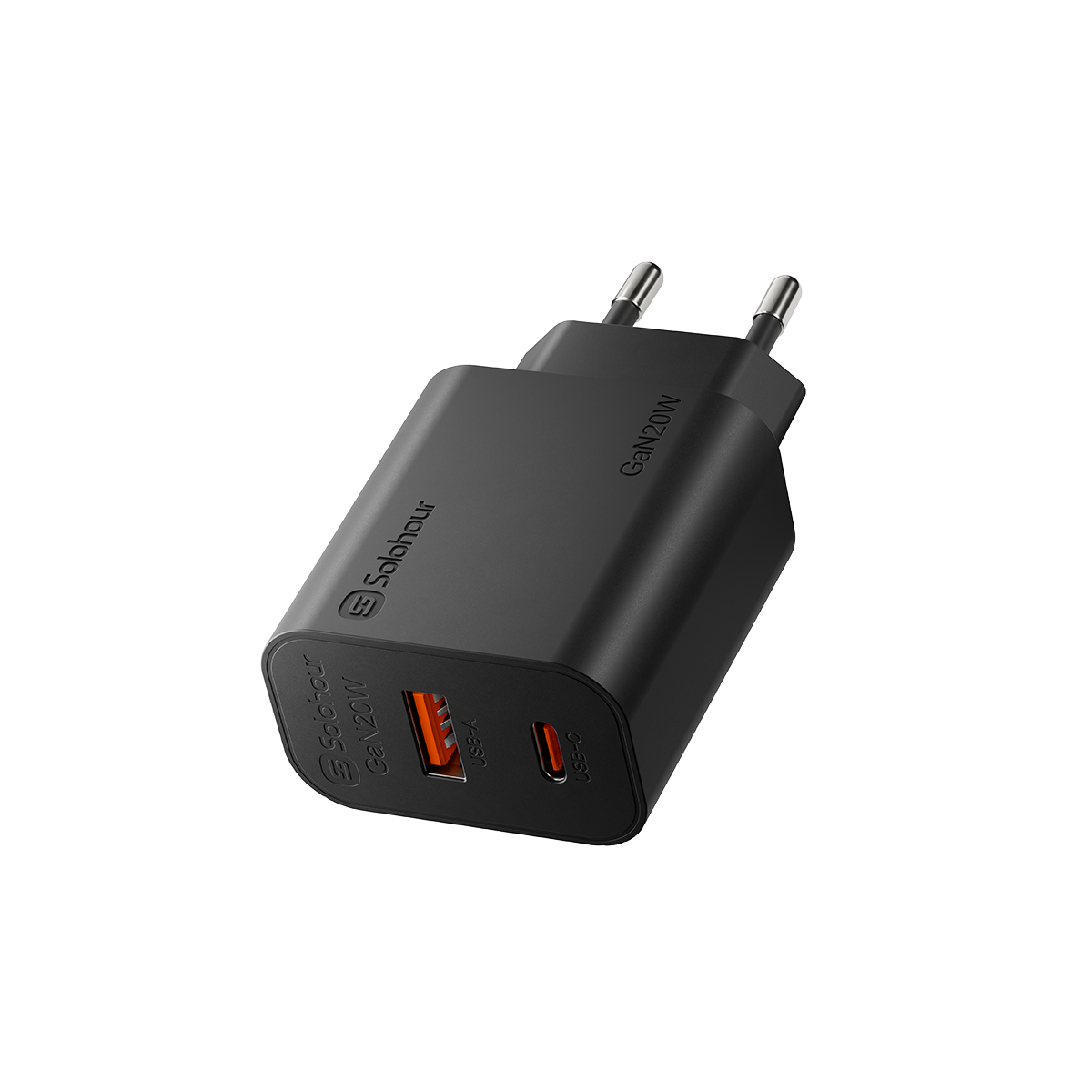 GaN 20W Fast Charger (2 Port | USB C + USB A)