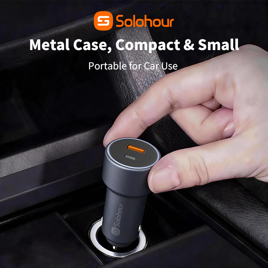 48W Fast Car Charger Kit With 1m C-C Cable