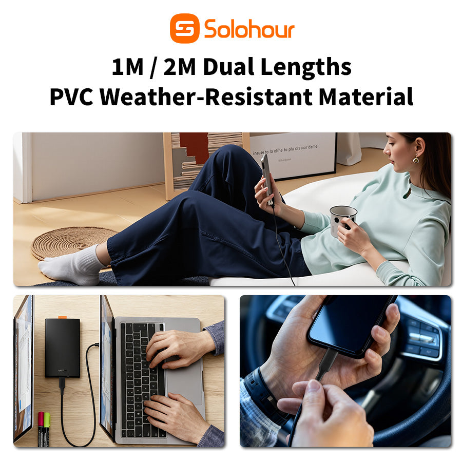 USB-A to USB-C Cable 1m