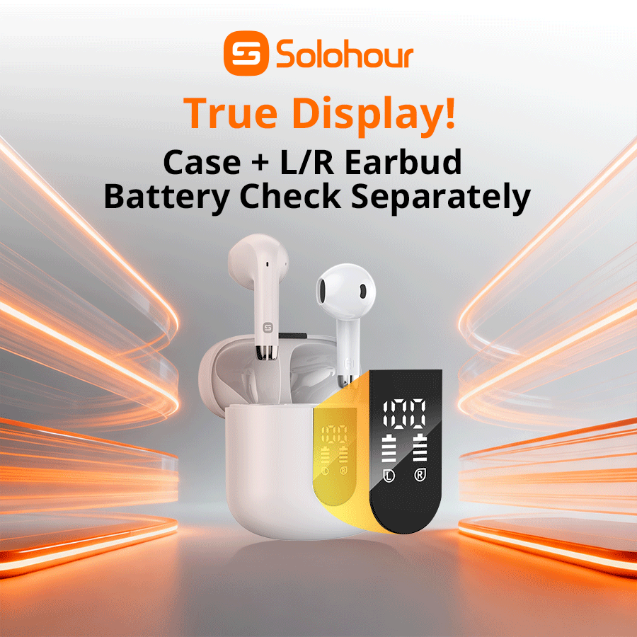 Solbuds ST2 True Wireless Earbuds Semi-In-Ear