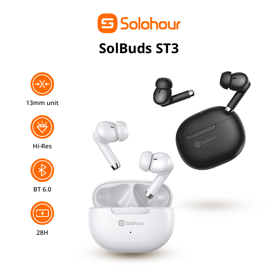 Solbuds ST3 True Wireless Earbuds In-Ear
