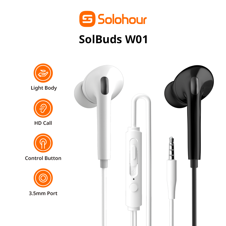 SolCord W01 Wired Earphones