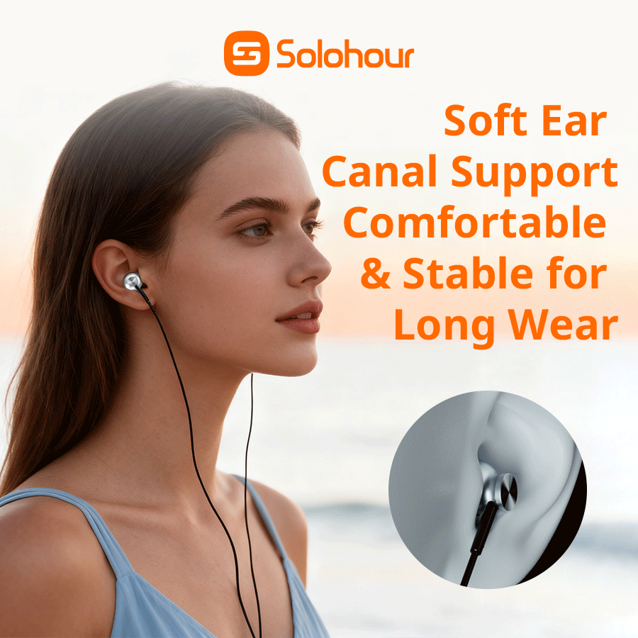 SolCord W02 Wired Earphones