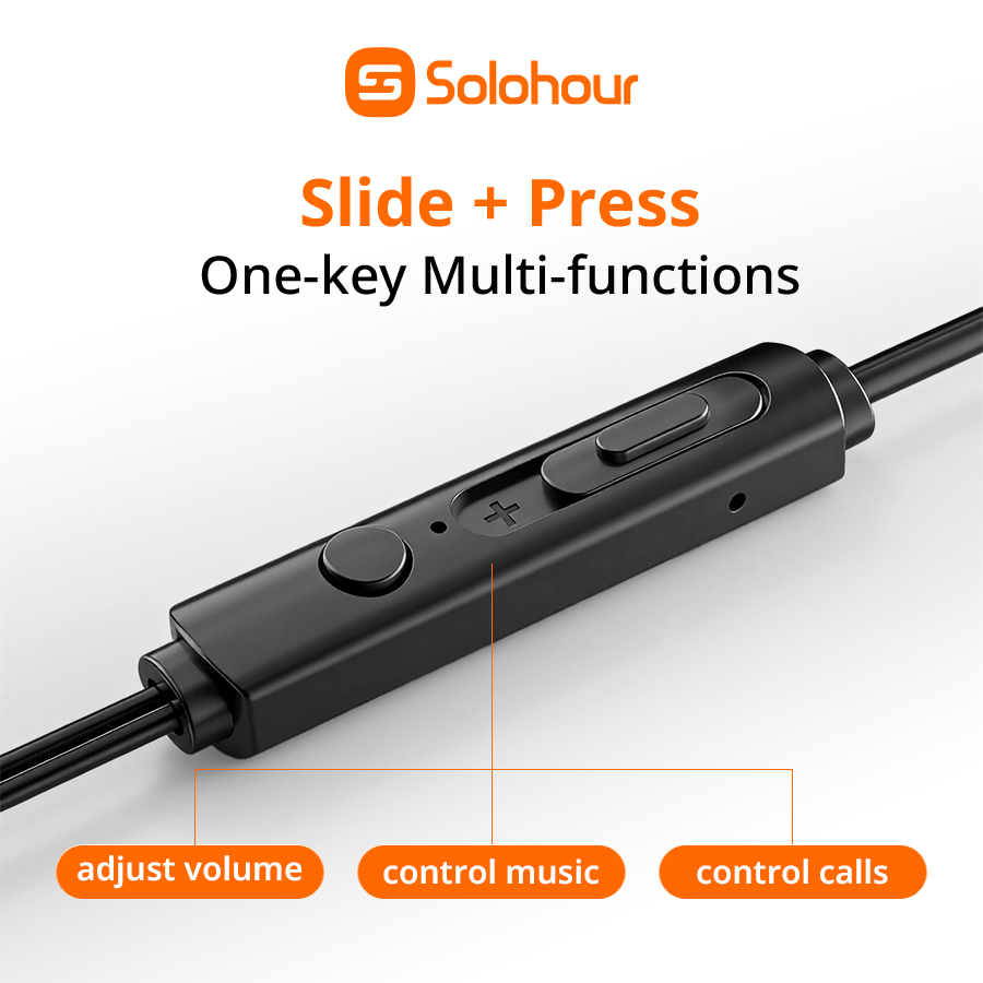 SolCord W02 Wired Earphones