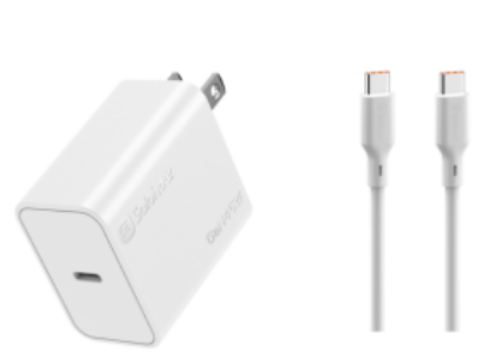GaN 45W Super Fast Charger With 1m C-C Cable  (1 Port | USB-C) US Plug